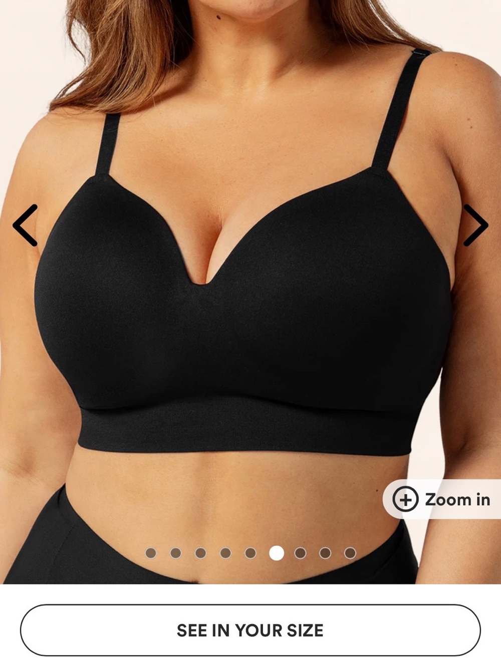 Truekind black bra
